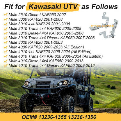 Left/Right Brake Lever Bracket for Kawasaki Mule 2510 3000 3010 3020 4000 4010