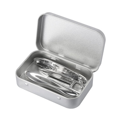 Set Silver Tone Painted Key Fob Cover for Porsche Panamera Cayenne