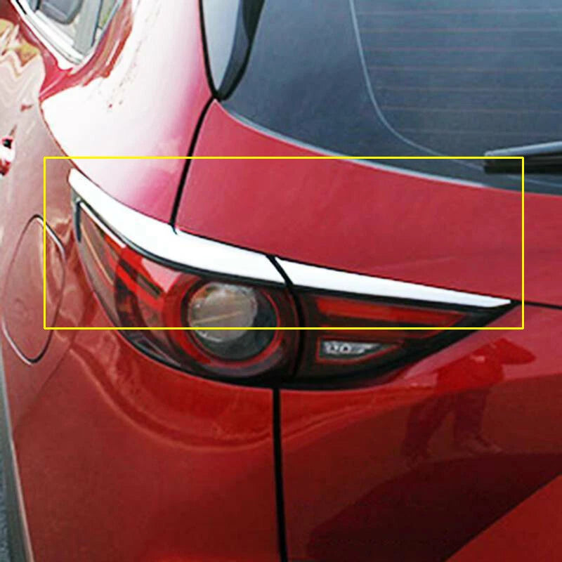 4Pc Rear Tail Light Cover Trim for Mazda CX-5 (2012-2016)