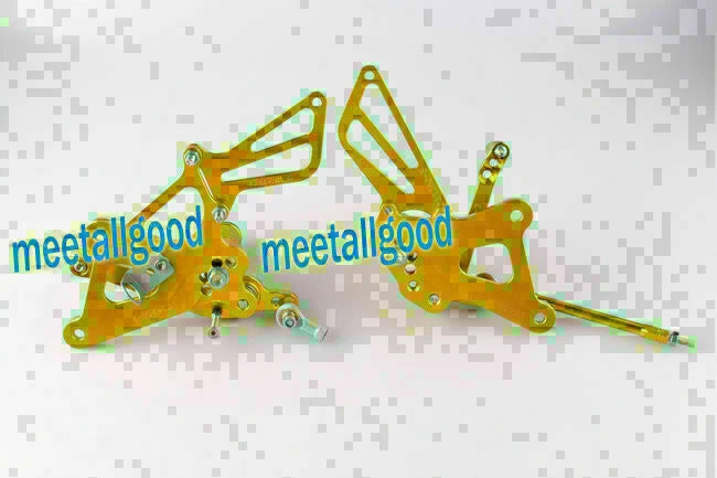 Adjustable Racing Footpegs for Honda CBR250R 2010-2013 Rear Sets Gold GP