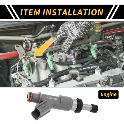 Fuel Injector Nozzle for Toyota Tacoma 2005-2014 12 Holes Gray