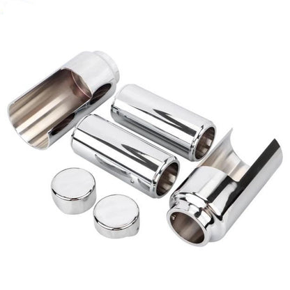 6 x Front Fork Boot Slider Shock Covers for Harley Street Bob (2018-2022)