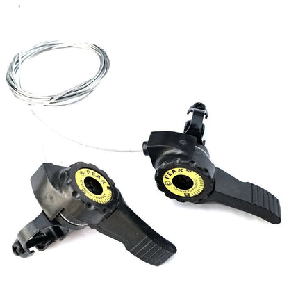 Universal Bicycle Shift Lever for MTB Mountain Bike 15/18/21 Speed w/ Cable