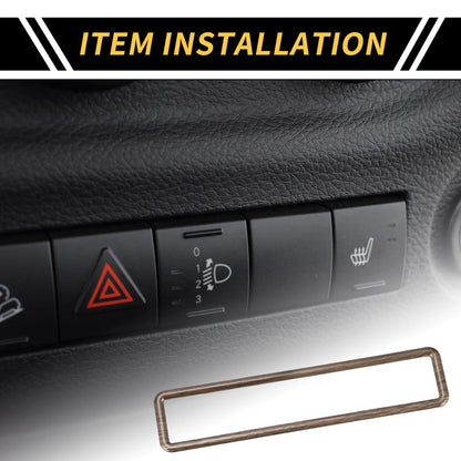 Emergency Light Switch Panel Trim for Jeep Wrangler JK (2011-2017) Brown