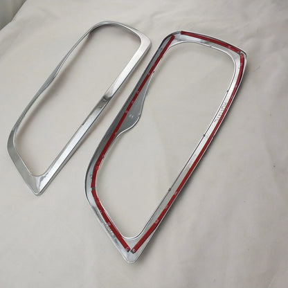 2 x Chrome Exterior Head Light Lamp Cover Trim Decor for Toyota RAV4 (1996–2000)