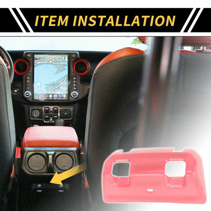 Rear Window Switch Panel Trim Cover for Jeep Wrangler JL JLU (2018-2024) Pink