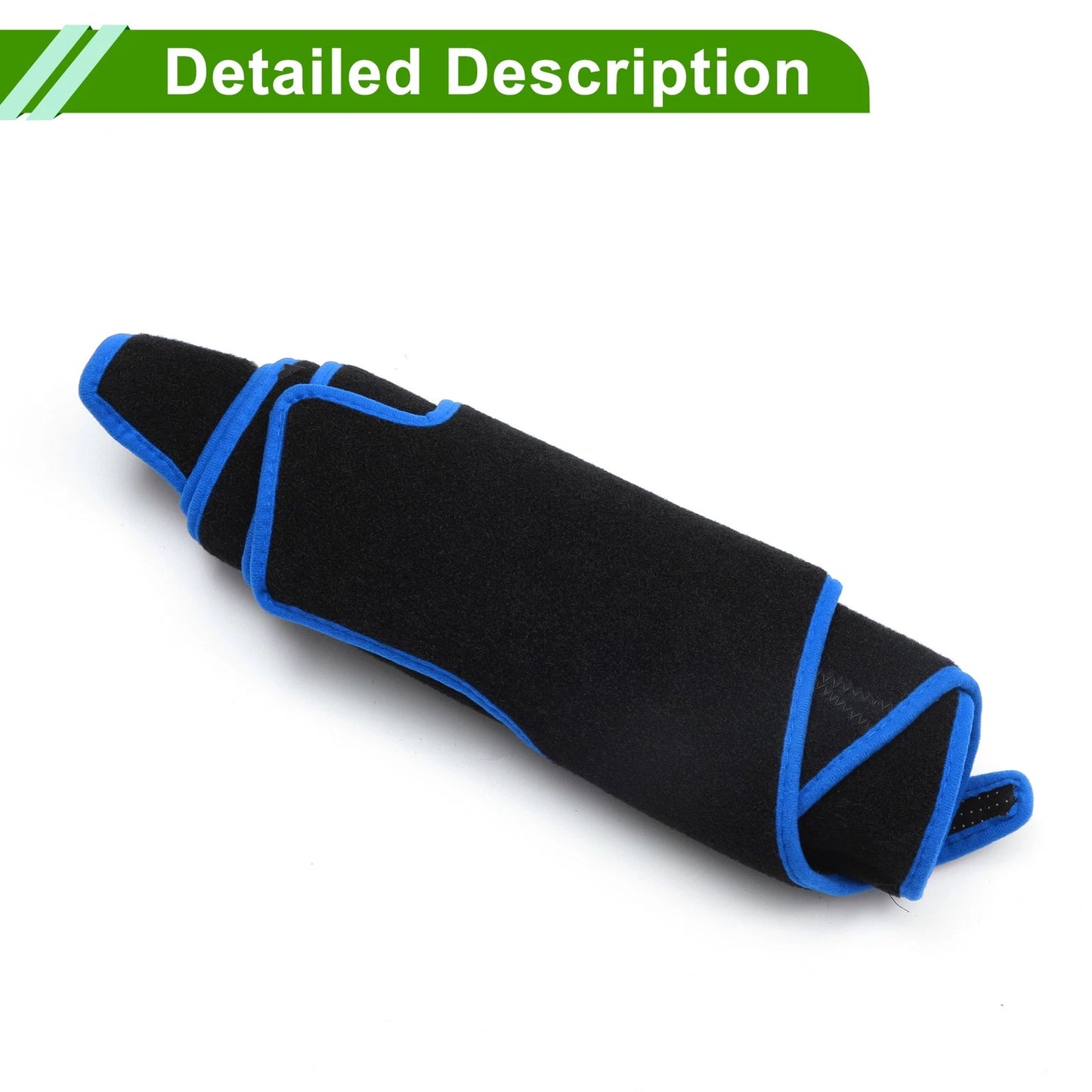 Dash Cover Mat for Infiniti EX25 (2013-2015) Black Blue Sticker