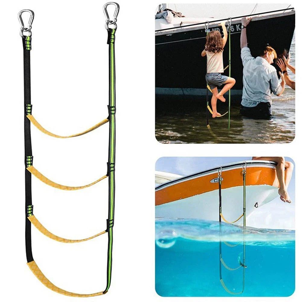 Portable Fishing Rope Ladder for Inflatable Boats