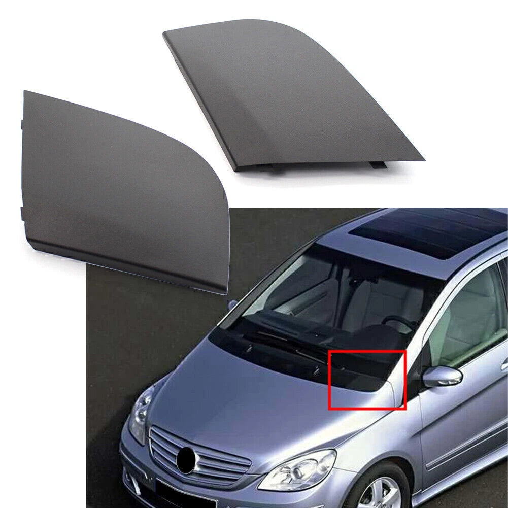 2 x Car Front Windshield Water Drain Covers for Mercedes Benz B-Class (2005-2012)