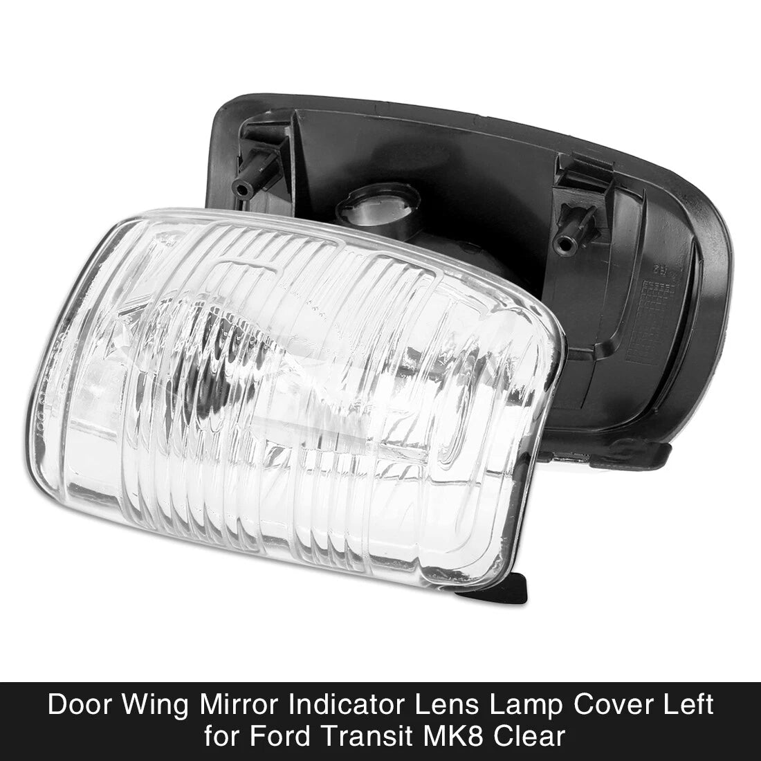 Left Door Wing Mirror Indicator Lens Cover for Ford Transit MK8 (14-19)