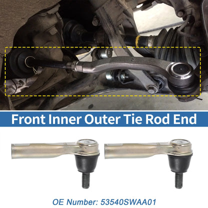 Front Outer Tie Rod End Links for Honda CR-V (2007-2011)