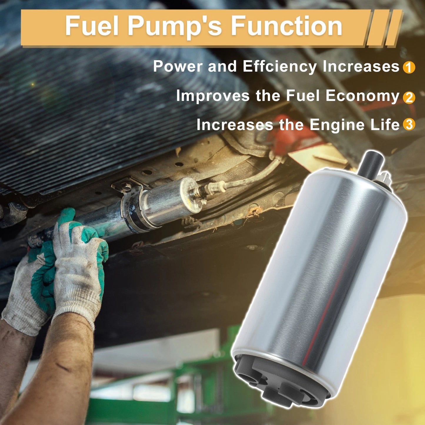 Fuel Pump / Metal Electric / Fuel Pump for Toyota Corolla (1987–1992)