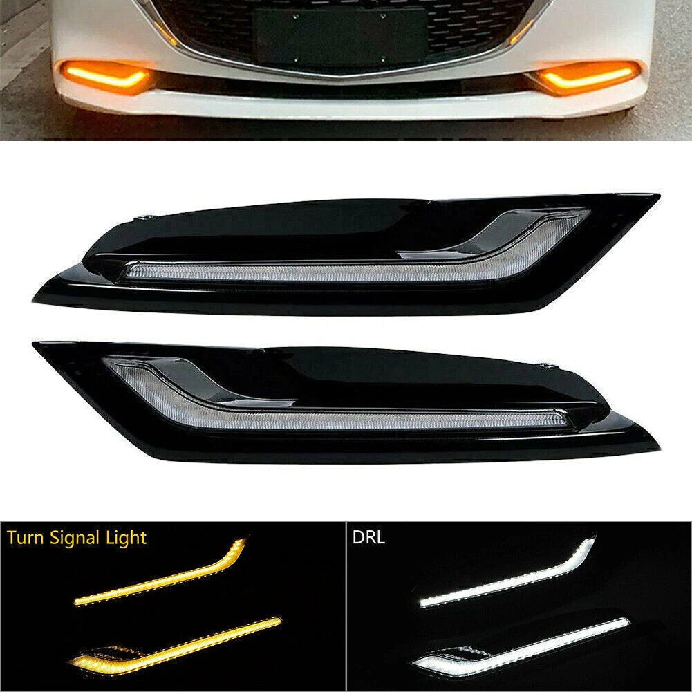 LED Front Bumper DRL Fog Lights for Mazda 3 Axela (2019-2020)