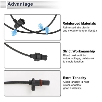 ABS Wheel Speed Sensor for Acura RDX L4 2.3L Rear Right