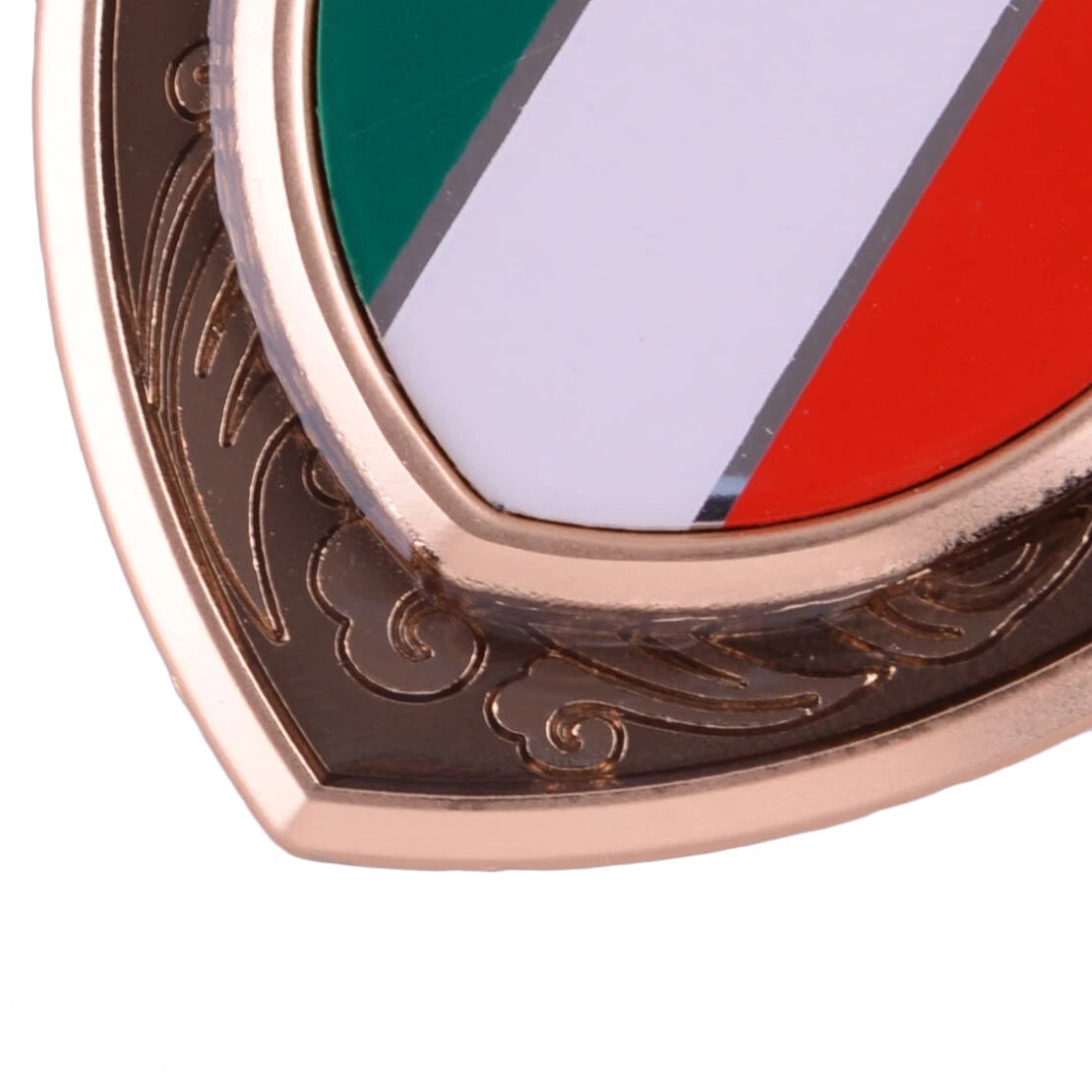 3D Italian Flag Car Trunk Side Window Emblem Badge Decal Sticker
