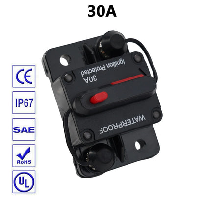 Circuit Breaker Switch for Car/Boat 30A/300A, Manual Reset
