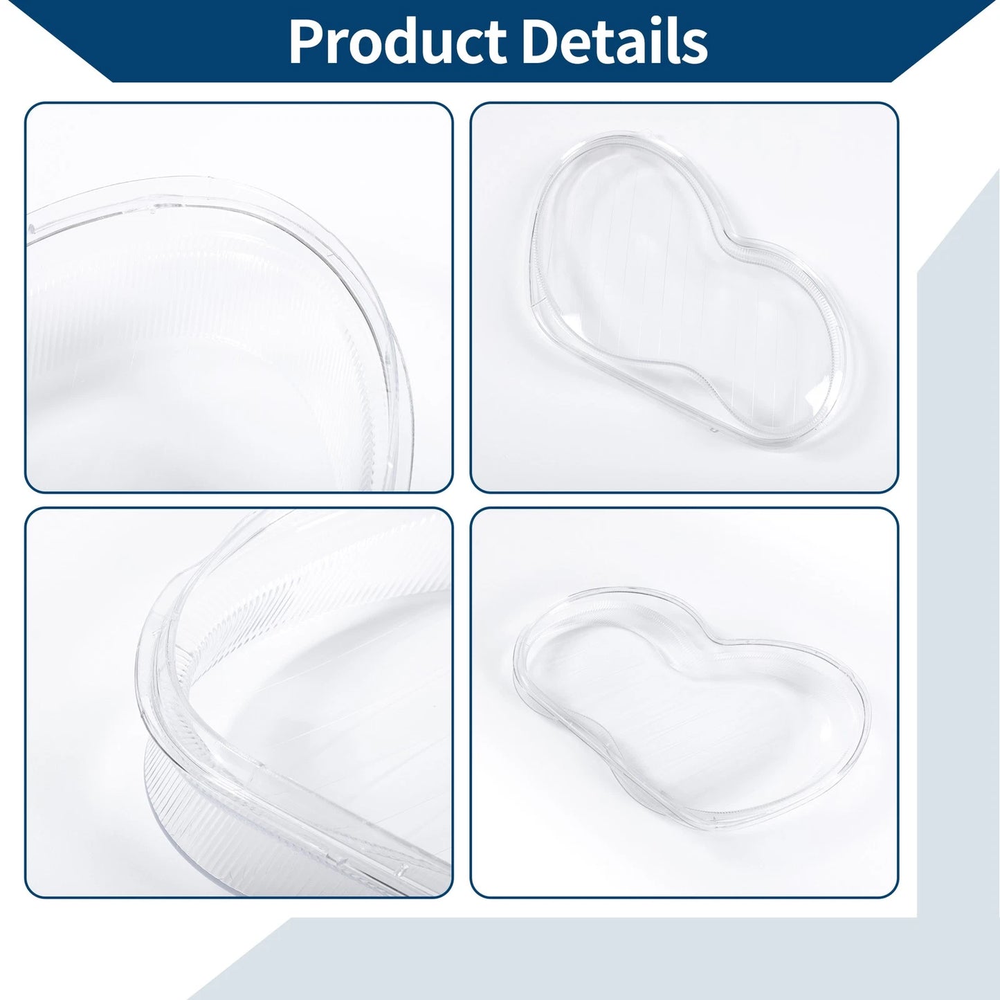 Front Right Headlight Lens Cover for Mercedes-Benz (2003-2009)