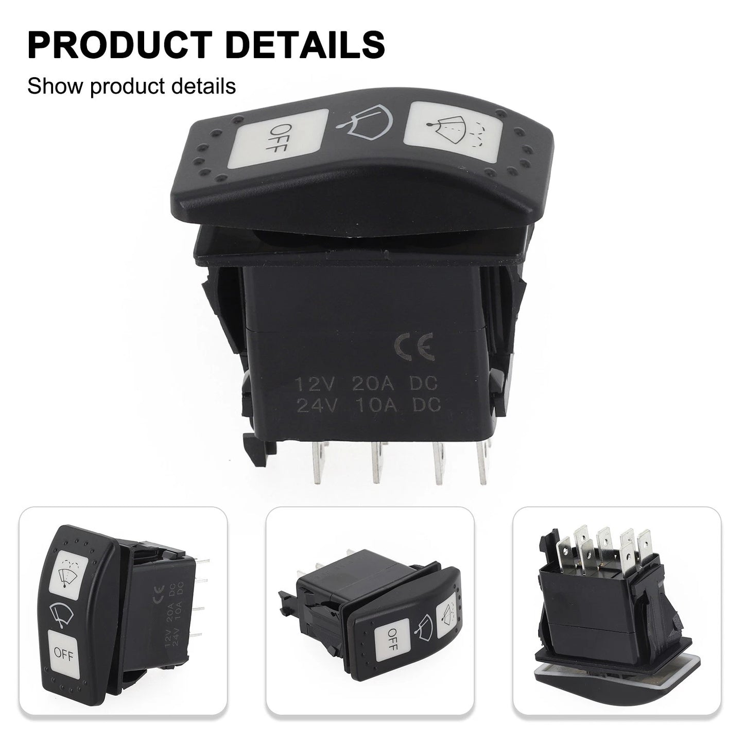 Heavy Duty Windshield Wiper Control Switch for CanAm Defender Maverick