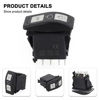 Heavy Duty Windshield Wiper Control Switch for CanAm Defender Maverick