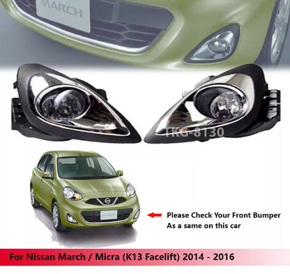 Fog Light Kit for Nissan March/Micra K13 (2014-2016)