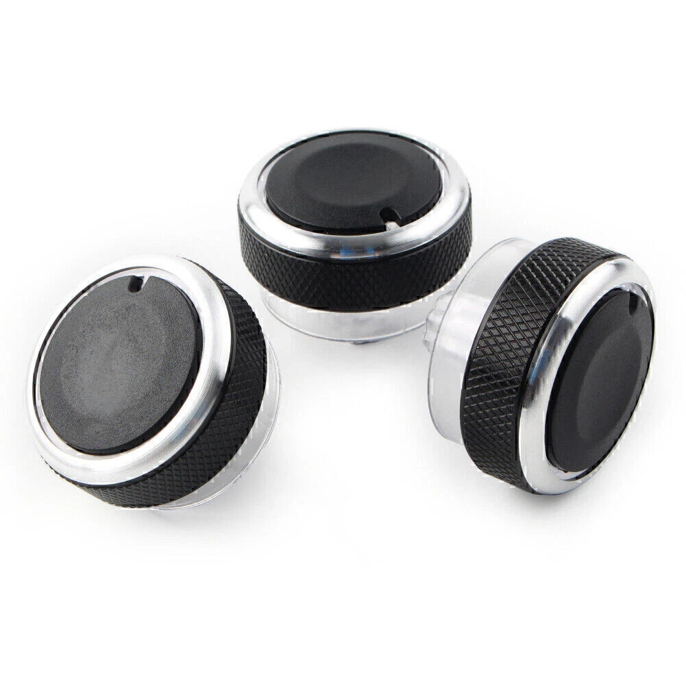 3 Pcs Air Conditioner Switch Knob Button for Ford Focus MK2 MK3 Mondeo (2004-2018)