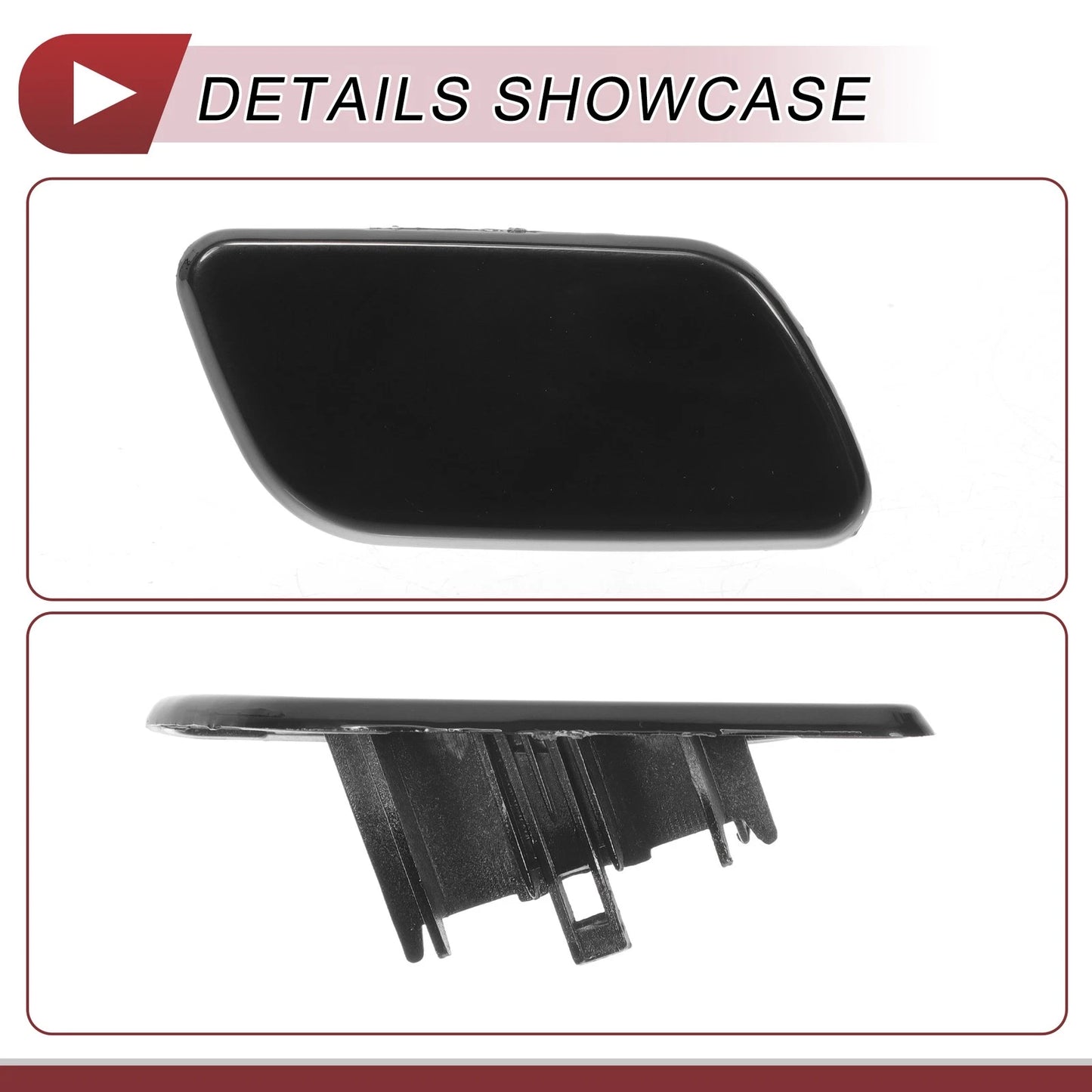 Front Right Washer Nozzle Cover for Subaru Forester (2016-2018) Black