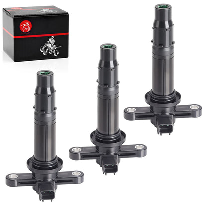 Set of 3 Ignition Coils for Yamaha YXZ1000R EPS SS/SE 2016-2024