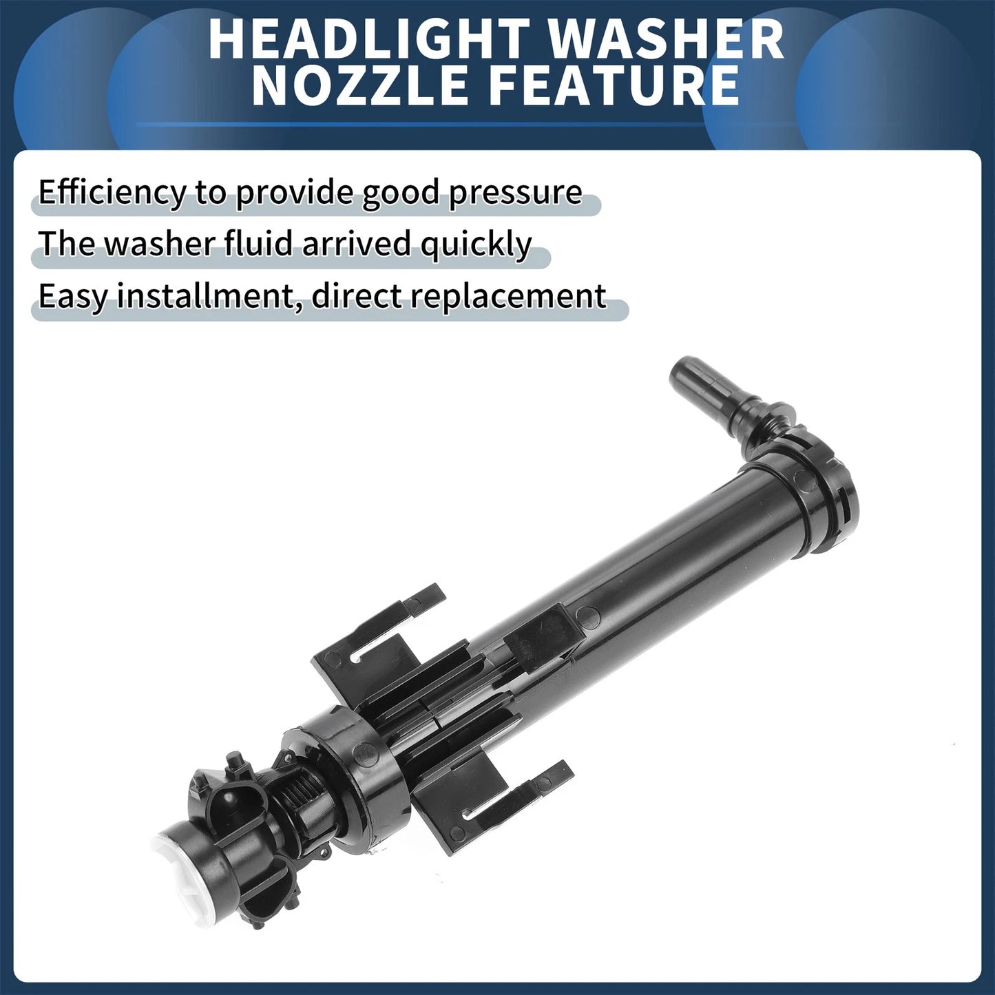Front Driver Side Headlight Washer Nozzle for BMW 328i (2011 - 2016)