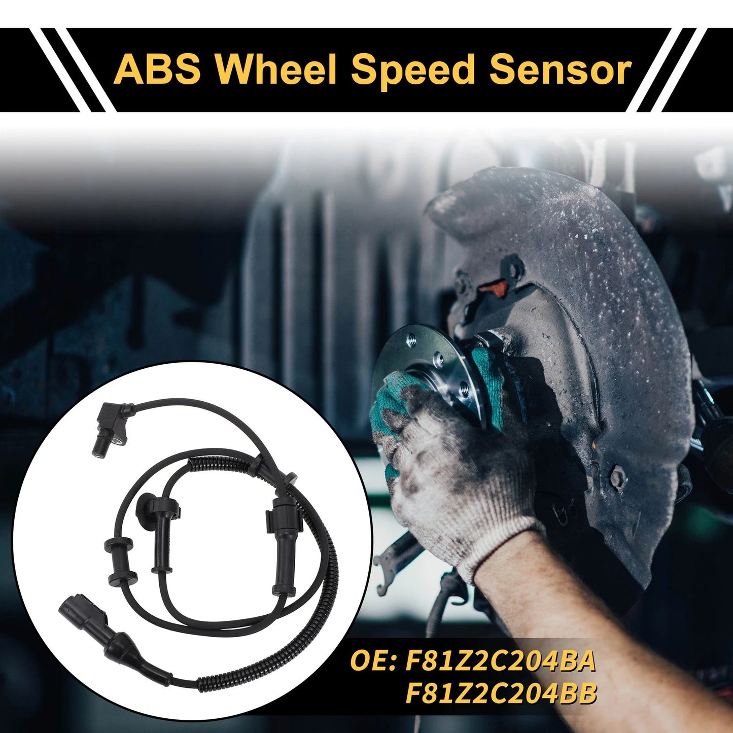ABS Wheel Speed Sensor for Ford F-250 F-350 F-450 Super Duty (1999-2004)