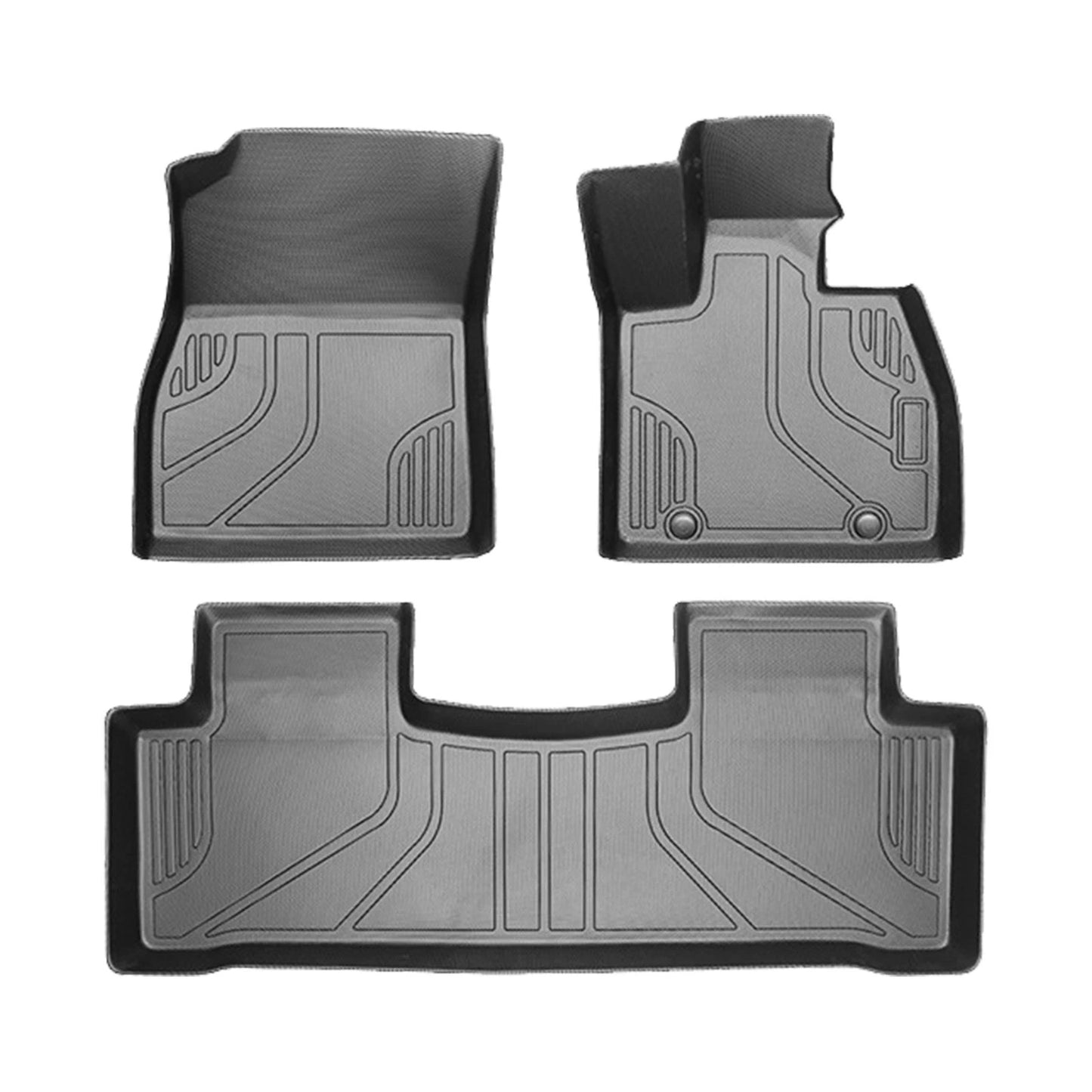 3 Pcs Anti-Slip All-Weather Car Floor Mats for BYD Sealion (2025-On)