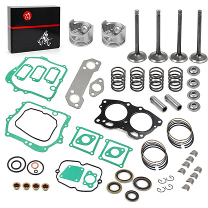 Engine Rebuild Kit 0.25mm OS Piston Gasket Valve for EZGO Robin (1985–1995)