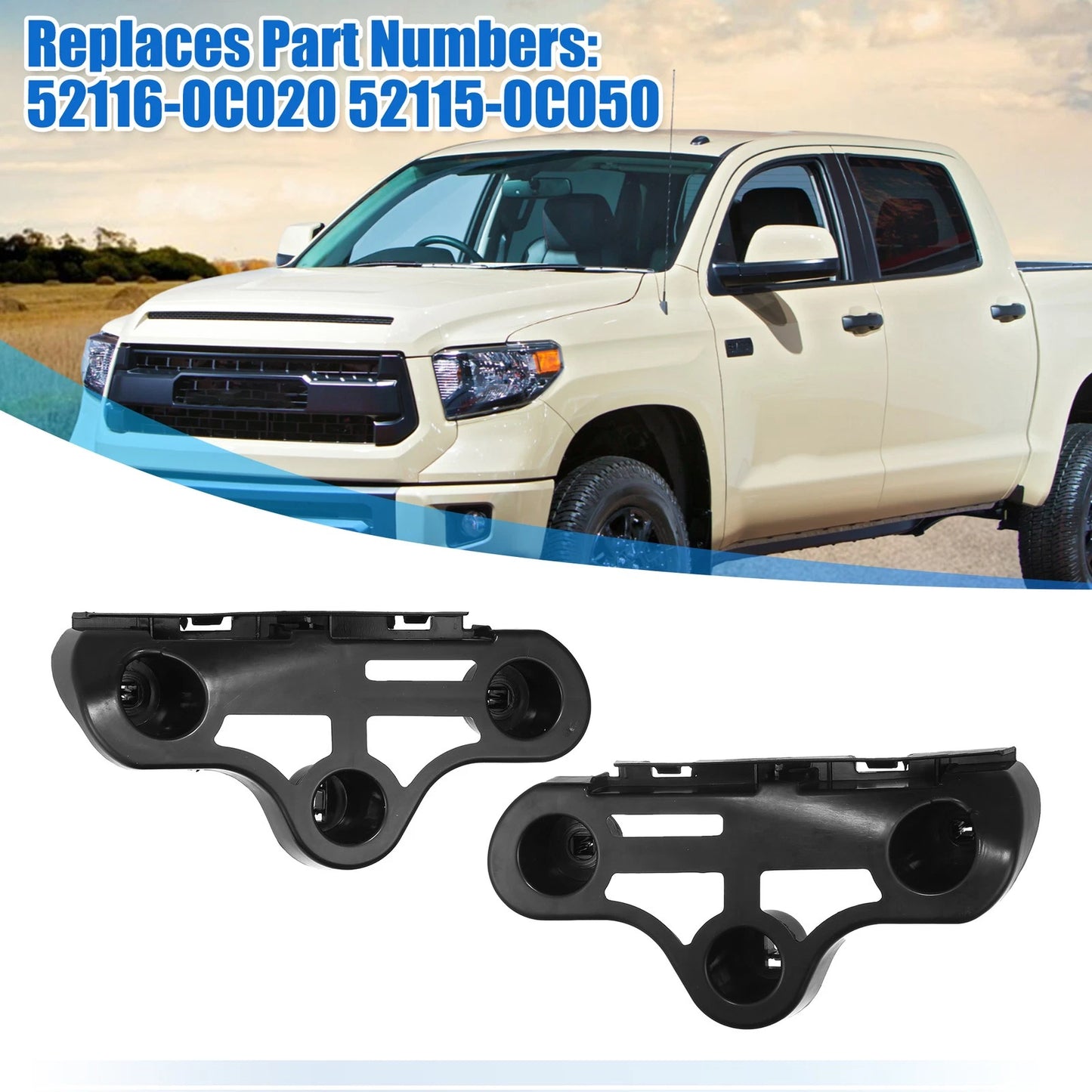 Front Bumper Brackets  for Toyota Sequoia (2001-2022)