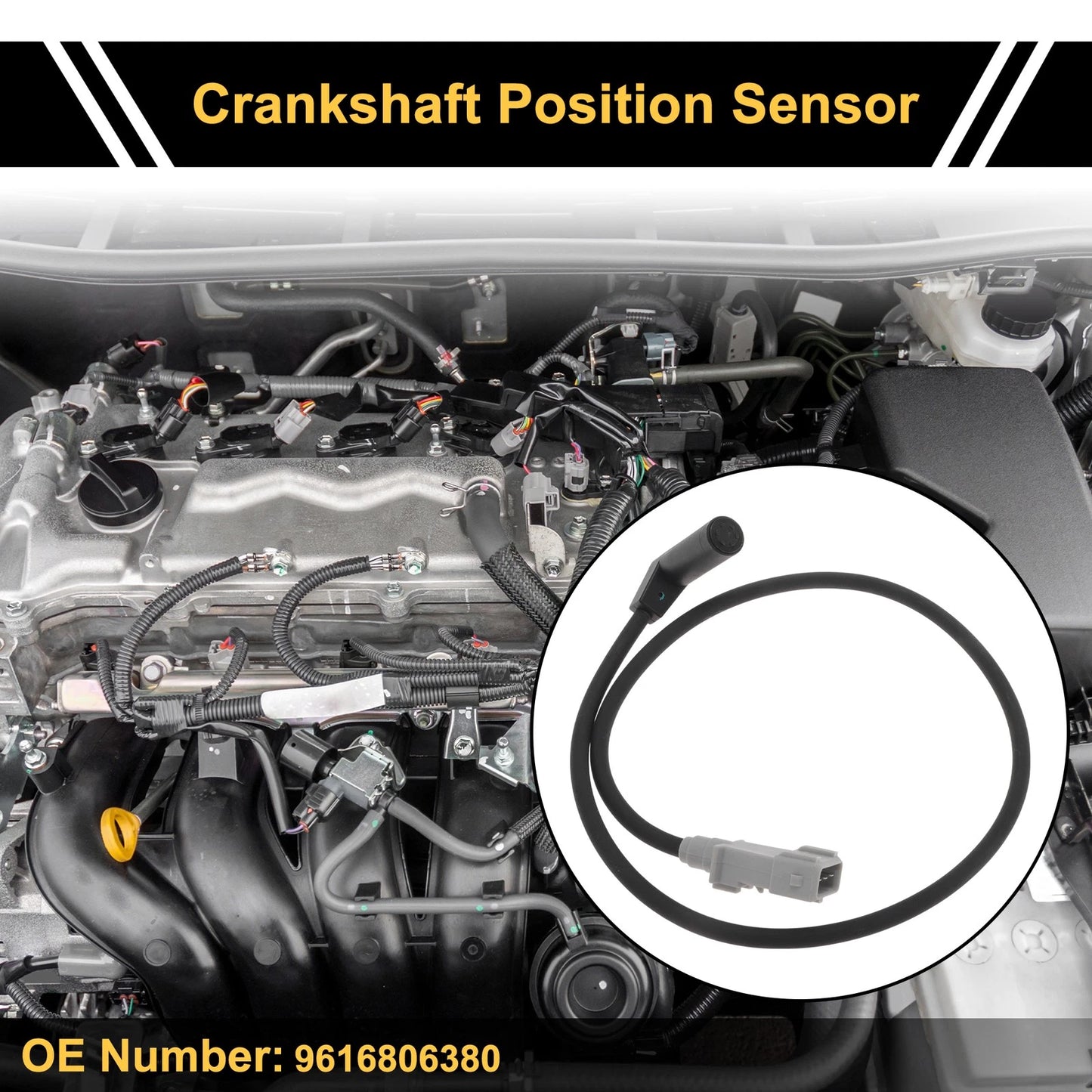 Crankshaft Position Sensor for Peugeot 306 1.8D (1993-1999)