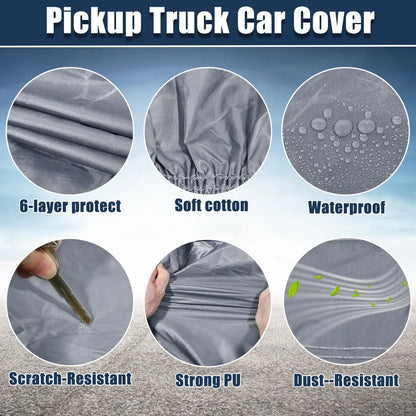 SUV Car Cover for Jeep Wrangler JK JL 4-Door (2007-2021) Sun Protection Gray