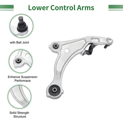 12pcs Front Suspension Control Arm Kit for Nissan Maxima (2000-2003)