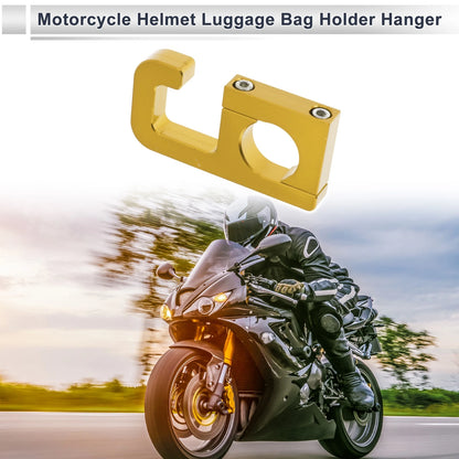 Square Aluminum Alloy Motorcycle Hanging Hook 74mm Length 1 Set for Motorcycle