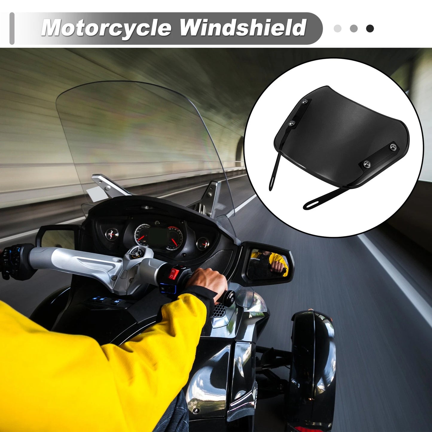 Motorcycle Wind Deflector 1 pcs for Yamaha XJ 400 Diversion (1991–1993)