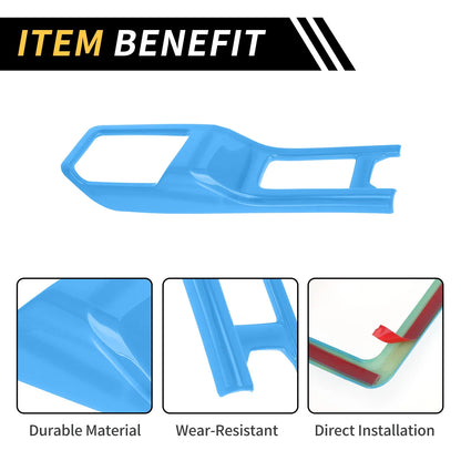 4WD Gear Shift Panel Cover Trim for Jeep Wrangler JL JLU (2018-2024) Light Blue
