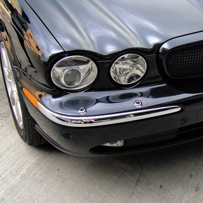Chrome Front Bumper Moulding Strip Cover Right for Jaguar XJ (2003-2007)
