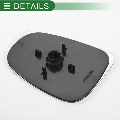 Right Side White Mirror Glass W/ Back Convex for Ford Transit (2015-2023)