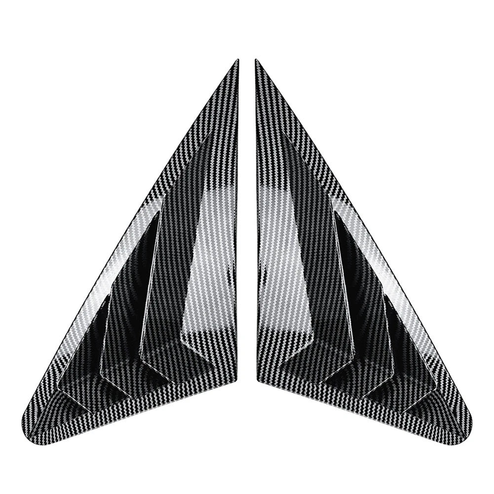 Carbon Rear Window Louver Cover Trim for Audi A3 S3 RS3 Sedan (2014-2020)