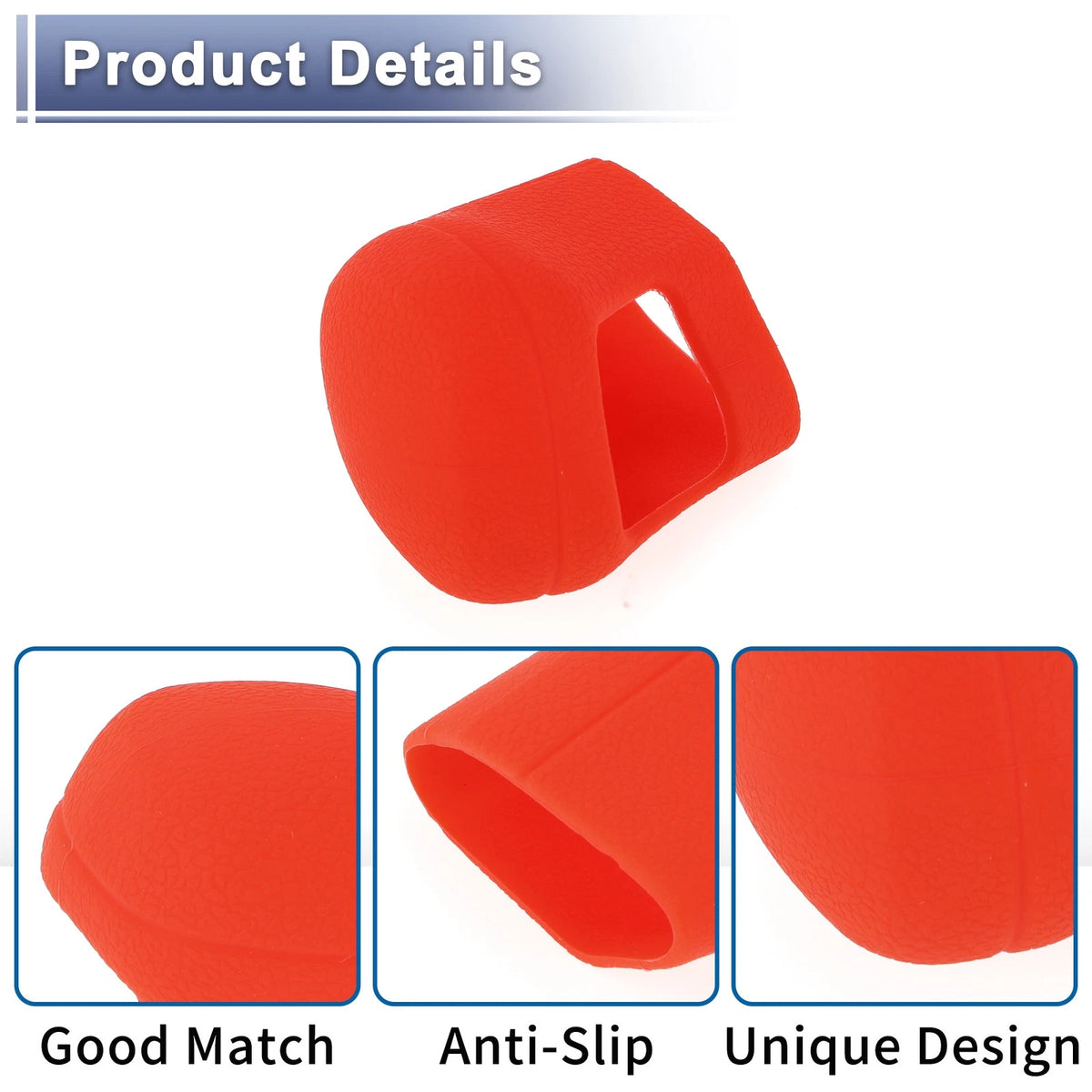 Red Silicone Automatic Gear Shift Knob Cover for Toyota Camry (2018-2024)