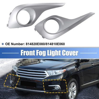 1 Pair Fog Light Grille Cover for Toyota Highlander