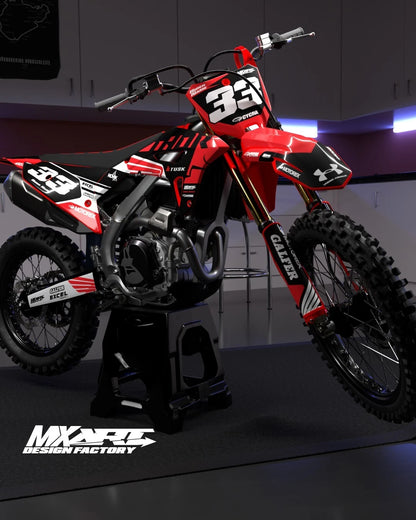 Custom Graphics Kit Complex Style Decals for Honda CRF 50 (All Years)