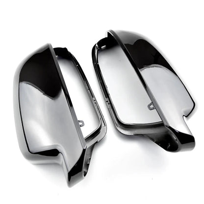 Black RearviewSide Mirror Cap Covers for Audi A4/S4 (2010-2016)
