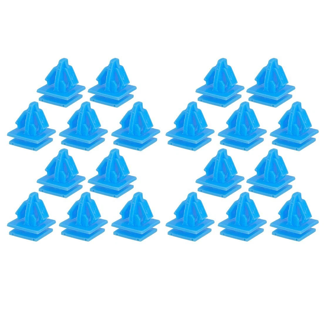 20 x Blue Rocker Panel Retainer Clips for Hyundai JK (2006-2010)