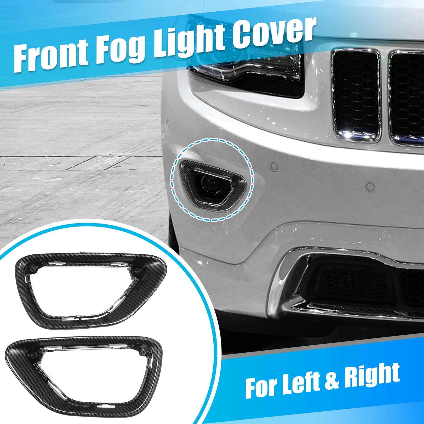 Fog Lamp Frame Trim for Jeep Grand Cherokee (2011-2021)