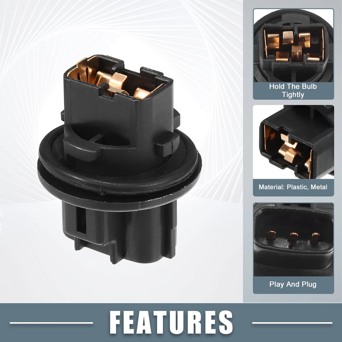 Front Turn Signal Light Bulb Holders for Toyota Camry (2012-2023)