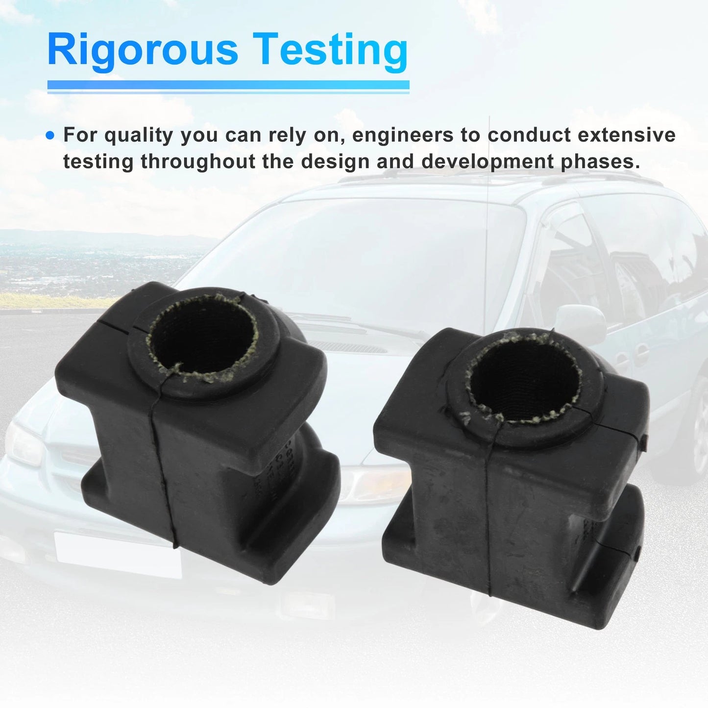 Stabilizer Sway Bar Bushing Kit for Dodge Caliber (2007-2012) Black