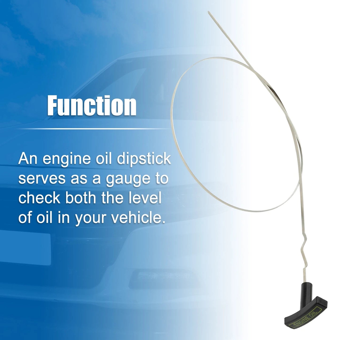 Engine Oil Dipstick for Ford E-350 Club Wagon (1992-1996)